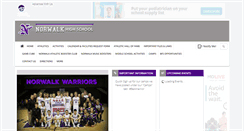 Desktop Screenshot of norwalkwarriors.org